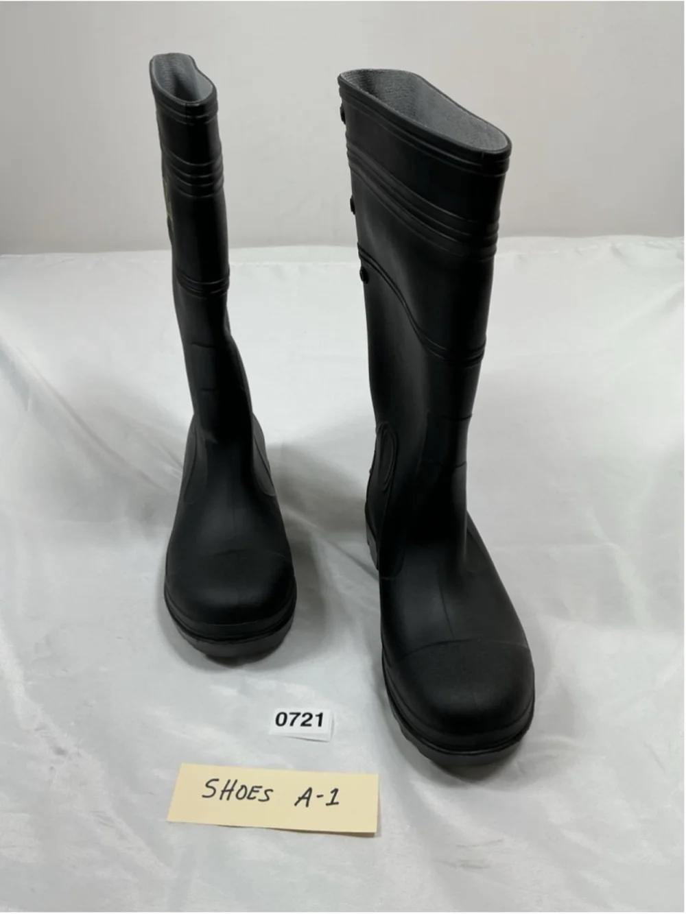 Adult Unisex New Kprm Waterproof Rain boots Non Slip Men 8 Wom 9 Black Steel Toe